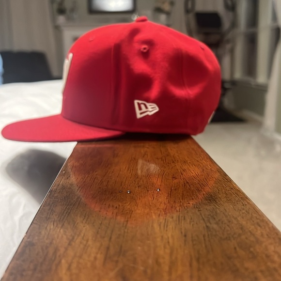 Washington Nationals fitted all red hat - Picture 2 of 6